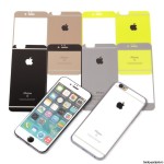 Защитное стекло цветное 2 в 1 для iPhone 6/6S