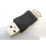 Переходник USB ADAPTER AF/AM (USB-A гнездо - USB-A вилка)