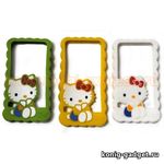 Бампер резиновый для iPhone 4/4S Hello Kitty