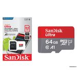 SanDisk MicroSD 64 Gb (Class 10) + адаптер